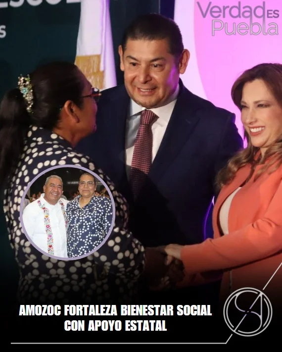 El presidente municipal de Amozoc, Severiano de la Rosa Romero, agradece al Gobierno del Estado por impulsar el bienestar de grupos vulnerables. Se firmó un convenio para mejorar desayunos escolares y se entregaron aparatos ortopédicos.