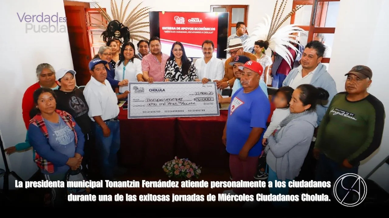 Escuchar, atender y resolver: el compromiso social del Gobierno Municipal con las y los cholultecas.