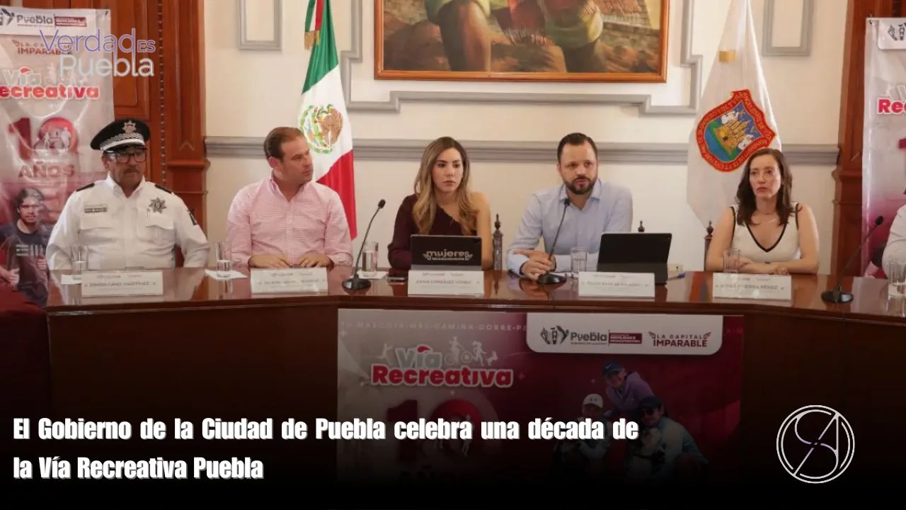 Presenta Gobierno de la Ciudad actividades en conmemoración al 10mo. Aniversario de la Vía Recreativa