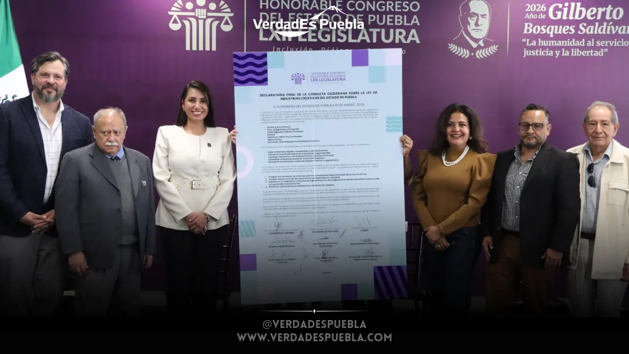 Consulta ciudadana sobre la Ley de Industrias Creativas de Puebla en el Congreso del Estado