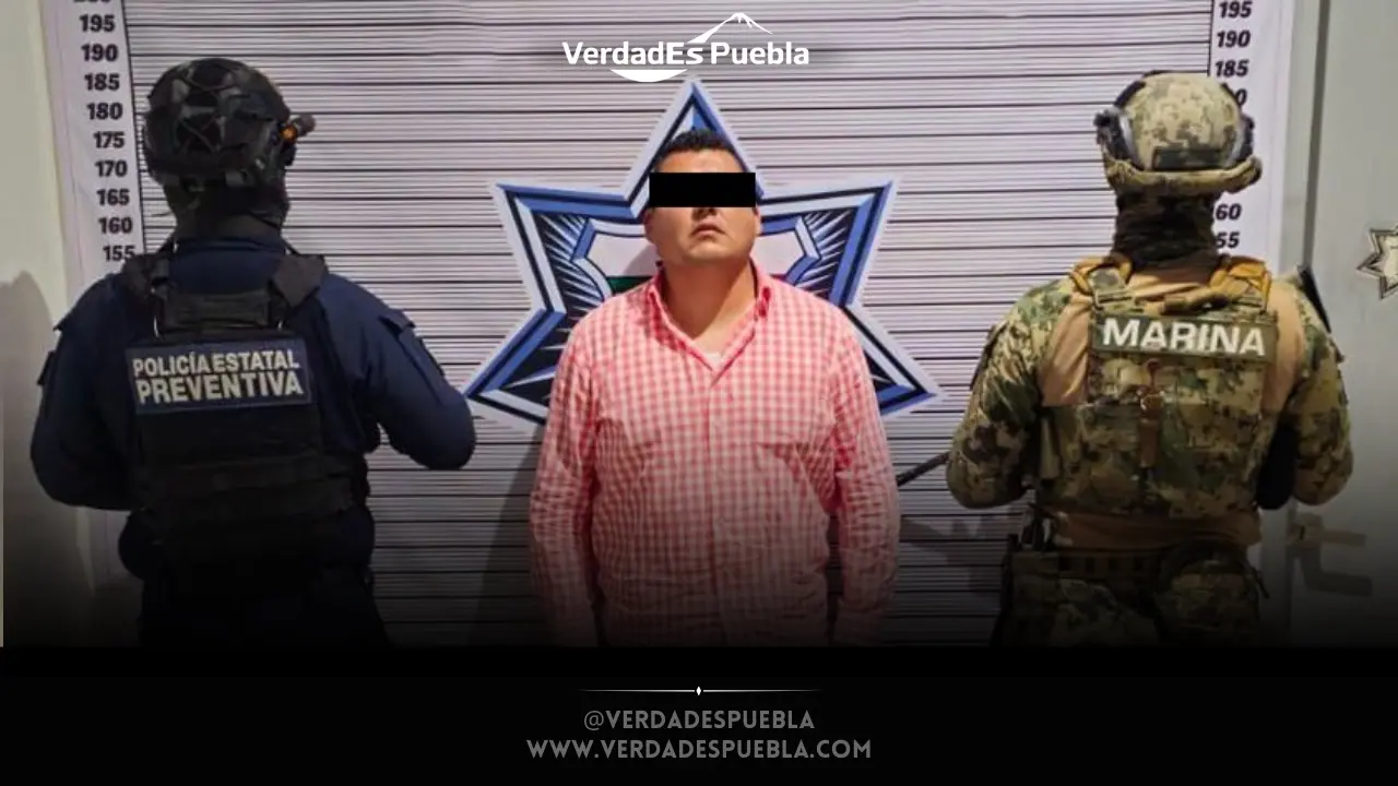 Detienen a El Charro en Puebla presunto operador delictivo