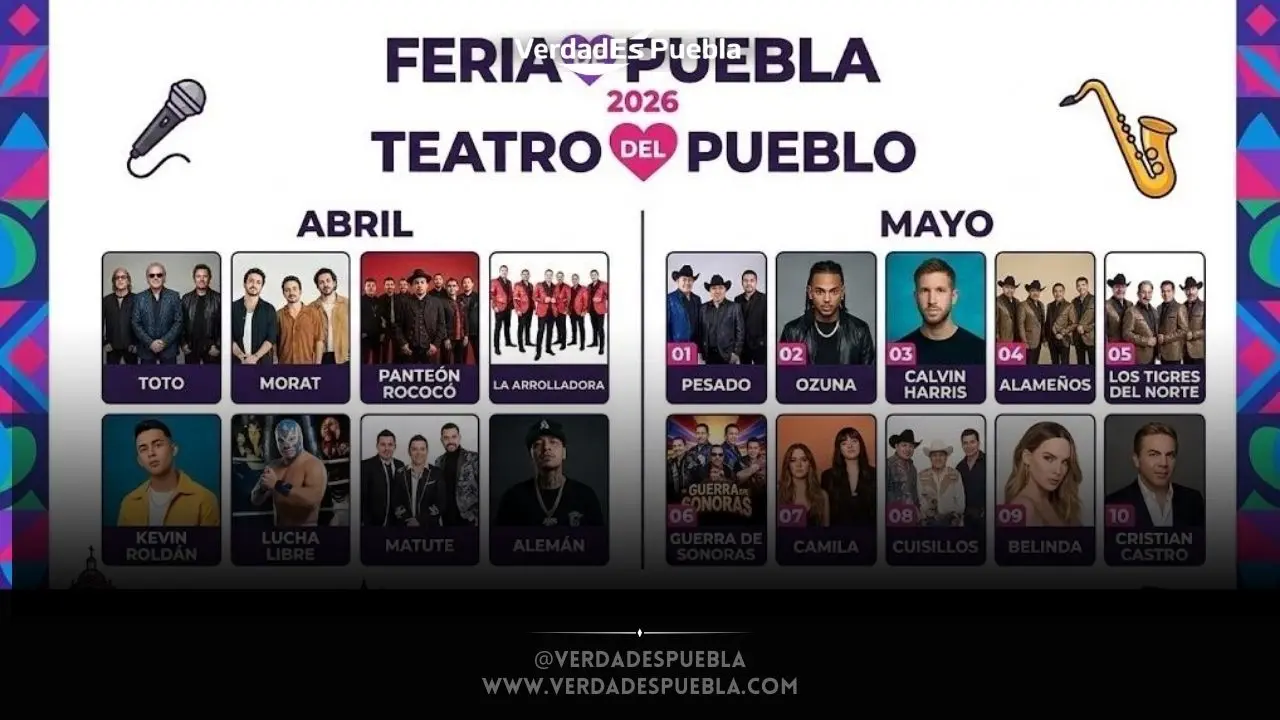 Zona VIP Teatro del Pueblo Feria de Puebla precio hasta 4500 pesos