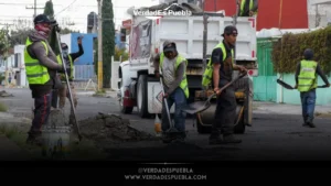 Supervisa Pepe Chedraui bacheo en Jardines de San Manuel