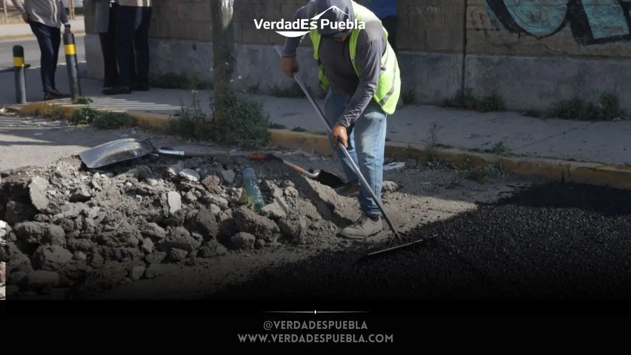 Bacheo en Puebla trabajos en Guadalupe Hidalgo