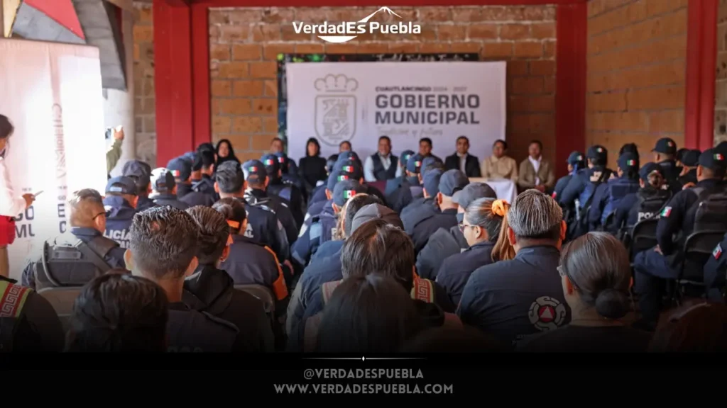 profesionalización policial Cuautlancingo constancias policía