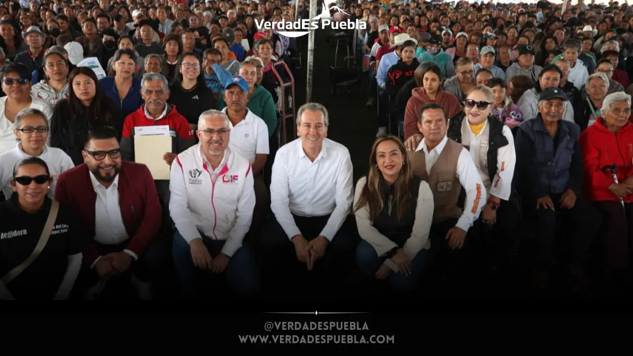 Entrega de despensas del programa Alimentación Imparable en Hueyotlipan por Pepe Chedraui