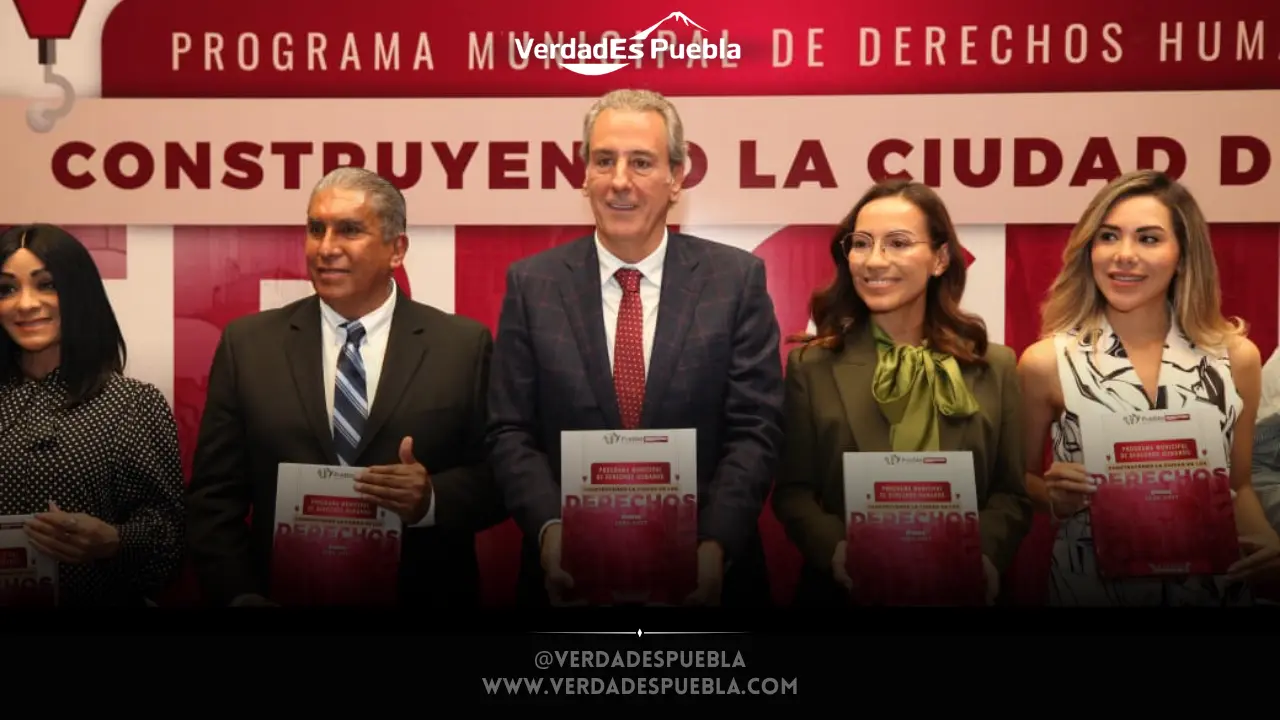 Pepe Chedraui presenta Programa Municipal de Derechos Humanos en Puebla