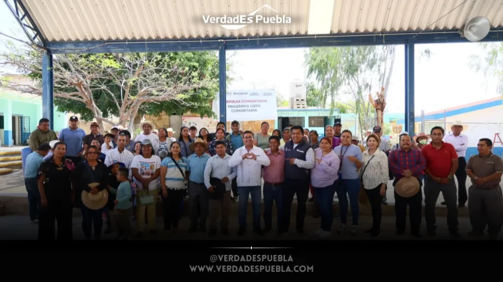 obras comunitarias Mixteca poblana Pável Gaspar inauguración