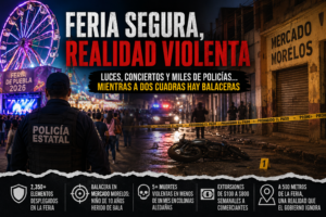 “Feria Segura” Puebla 2026: luces, conciertos, miles de policías… y balaceras a pocos metros