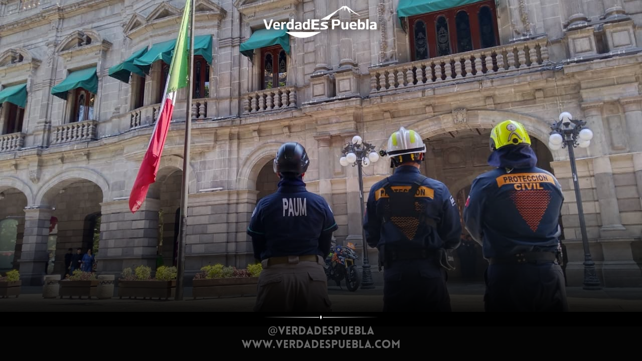 simulacro nacional 2026 puebla centro historico evacuacion